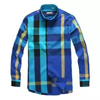 hombre chemise burberry acheter coton shirt london m bleu vert